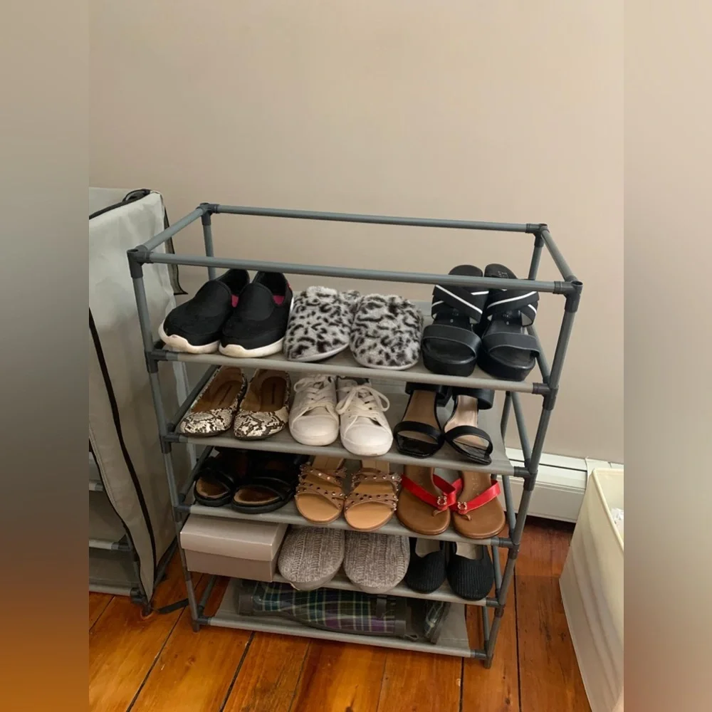 Gray Shoe Rack Organizer - Picture 1 of 3